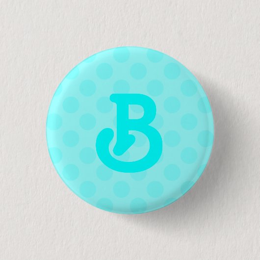 B Monogram Button (Voorkant)