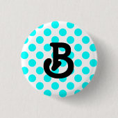 B Monogram Button (Voorkant)