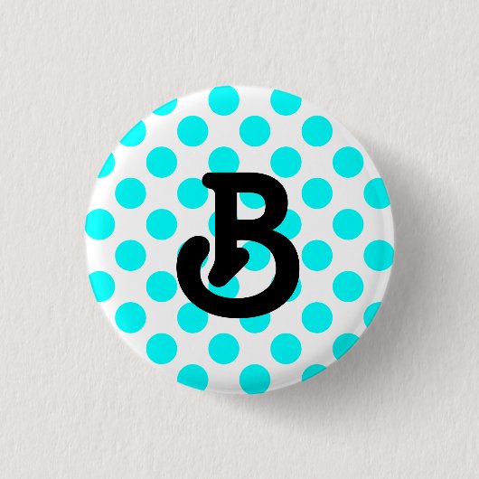 B Monogram Button (Voorkant)