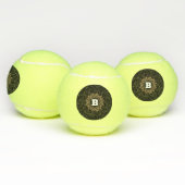 "B" Monogram Custom Initiaal Penn Championship Pla Tennisballen (Multi)