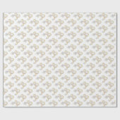 B monogram gepersonaliseerd verpakkingspapier cadeaupapier (Vlak)