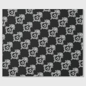 B Monogram Initiaal Cadeaupapier (Vlak)