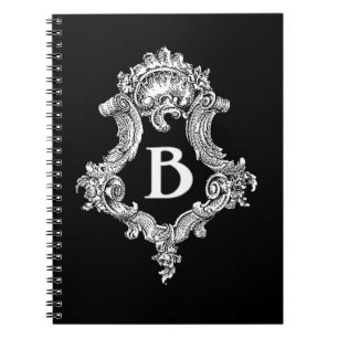 B Monogram Initiaal Notitieboek