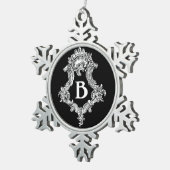 B Monogram Initiaal Ornament (Rechts)