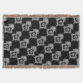 B Monogram Initiaal Throw Blanket Deken (Voorkant)