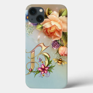 B Monogram iPad Air-draagtas iPhone 13 Hoesje