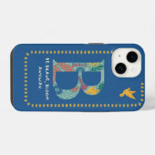 B Monogram iPhone Hoesje iPhone 14 Hoesje (Achterkant horizontaal)