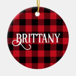 B Monogram Letter Buffalo Controleer foto Keramisch Ornament