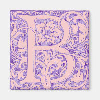"B"  monogram