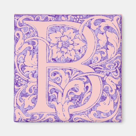 "B"  monogram Magneet (Voorkant)