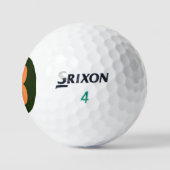 B Monogram overlay op Ierse vlag ssf gbcnt Golfballen (Logo)