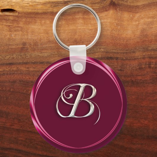 B-monogram Sleutelhanger (Voorkant)