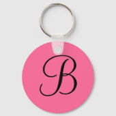 "B"-monogram Sleutelhanger (Voorkant)