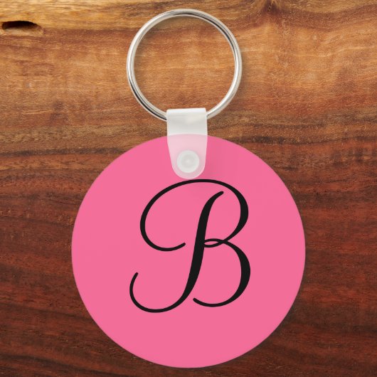 "B"-monogram Sleutelhanger (Voorkant)
