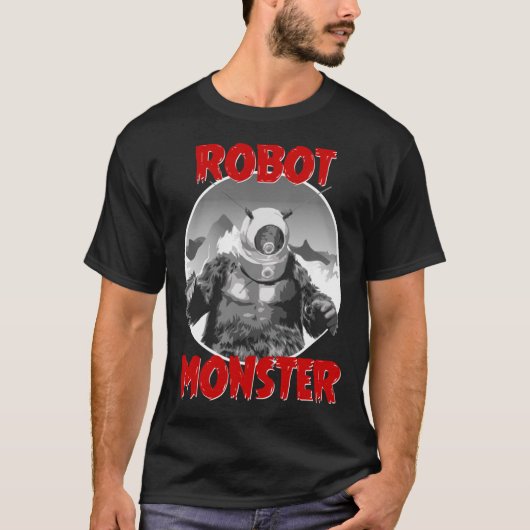 B-Movie Monsters Robot Monster Classic T-Shirt (Voorkant)