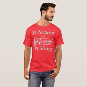 B Natural to B Sharp T-shirt (Voorkant volledig)