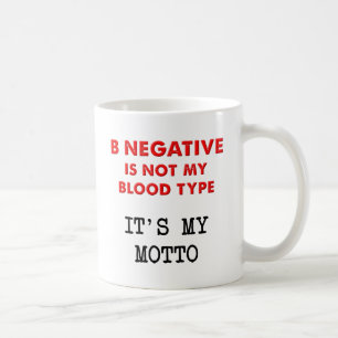B Negatieve Funny Mug Koffiemok