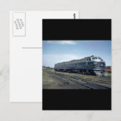 B&O EMD E-8Aw/A set #1451_Trains Briefkaart (Voorkant / Achterkant)