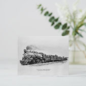B&O-locomotief in dienst Briefkaart (Staand voorkant)