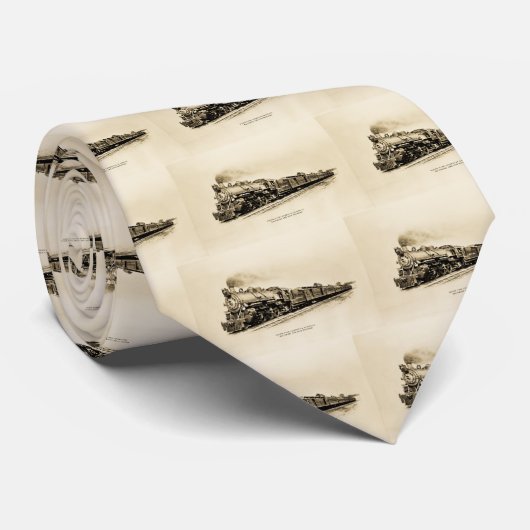 B&O-locomotief in dienst Stropdas (Opgerold)