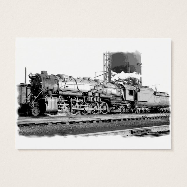 B&O Railroad Art Visitekaartje (Achterkant)