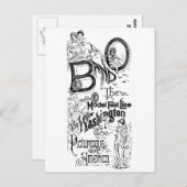 B&O Railroad-The Model Fast Line 1869 Briefkaart (Voorkant / Achterkant)