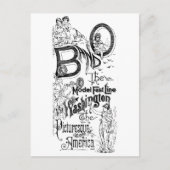 B&O Railroad-The Model Fast Line 1869 Briefkaart (Voorkant)