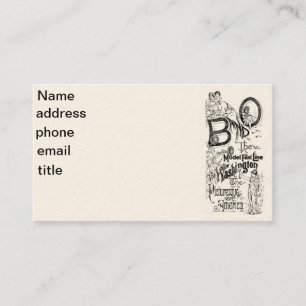 B&O Railroad-The Model Fast Line 1869 Visitekaartje