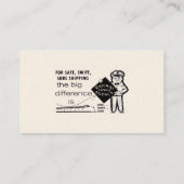 B&O Railroad-The Model Fast Line 1869 Visitekaartje (Achterkant)