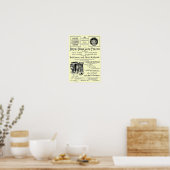 B+O Royal Blue Line Trains 1910 Poster (Keuken)