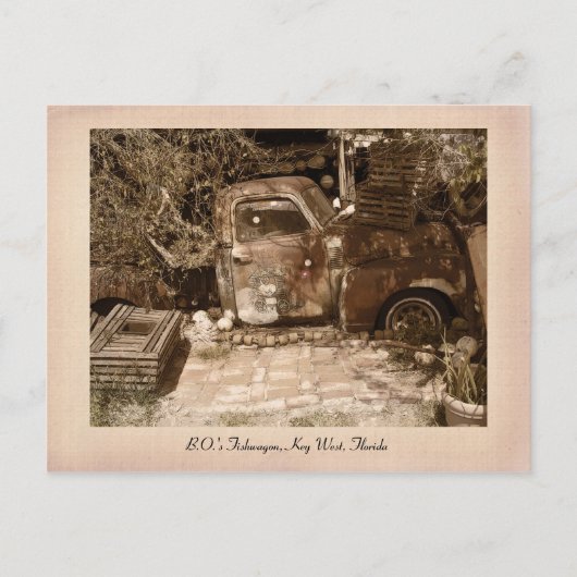 B.O.'s Fish Wagon Briefkaart (Voorkant)