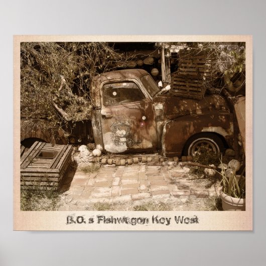 B.O.'s Fish Wagon Poster (Voorkant)