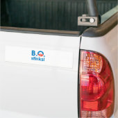 B.O. Stinks / Anti-Obama Bumpersticker (Op Truck)