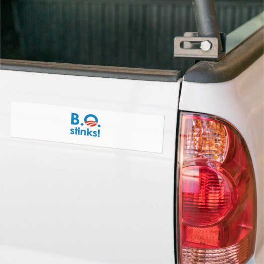 B.O. Stinks / Anti-Obama Bumpersticker (Op Truck)
