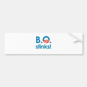 B.O. Stinks / Anti-Obama Bumpersticker