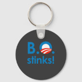 B.O. Stinks / Anti-Obama Sleutelhanger (Voorkant)