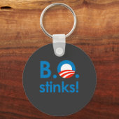 B.O. Stinks / Anti-Obama Sleutelhanger (Voorkant)