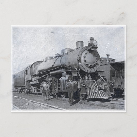 B & O-stoomlocomotief 4013 Briefkaart (Voorkant)