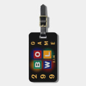 B O W L 299-spel Bagagelabel (Voorkant verticaal)