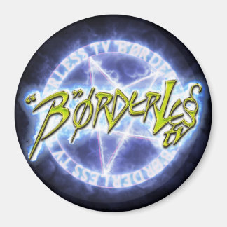 "B"ØRDERLESS TV LOGO 丸マグネット MAGNEET