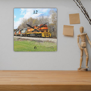 B&P Diesel Springtime-locomotief Vierkante Klok
