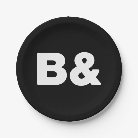 B & PAPIEREN BORDJE (Voorkant)