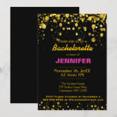 B Partij | Zwart en goud Kaart (Voorkant / Achterkant)