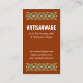b/pc Artisanware Design Business/Profile Card Visitekaartje (Achterkant)