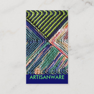 b/pc Artisanware Knit Business/Profile Card Visitekaartje