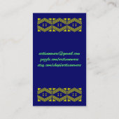 b/pc Artisanware Knit Business/Profile Card Visitekaartje (Achterkant)