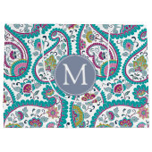 B Perzische Bothe Paisley Patroon Monogram LGift B Large Cadeautasje (Achterkant)