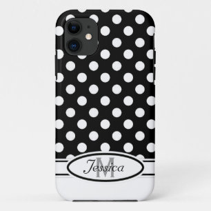 B Polka-dot Monogram iPhone 5 Hoesje
