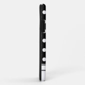 B Polka-dot Monogram iPhone 5 Hoesje (Achterkant/rechts)