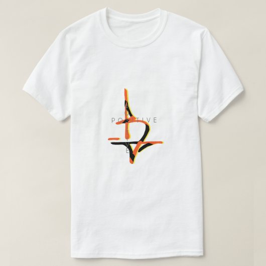 B positief motivatie citaat t-shirt (Design voorkant)